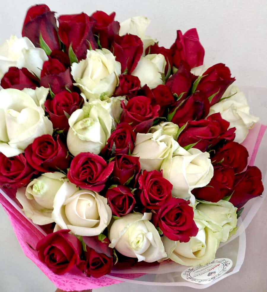 Flower Bouquet - Rose Elegance Bicolored