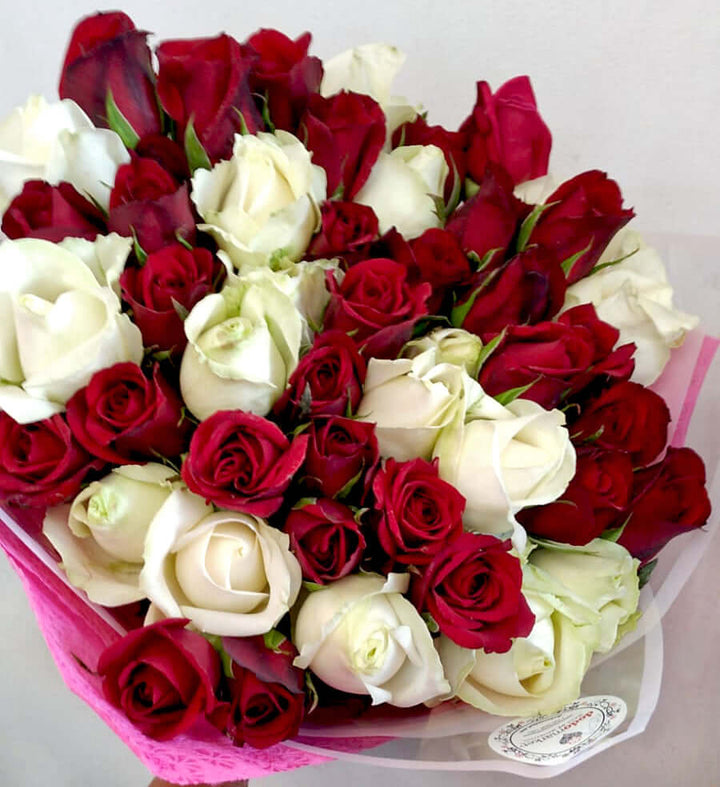 Flower Bouquet - Rose Elegance Bicolored