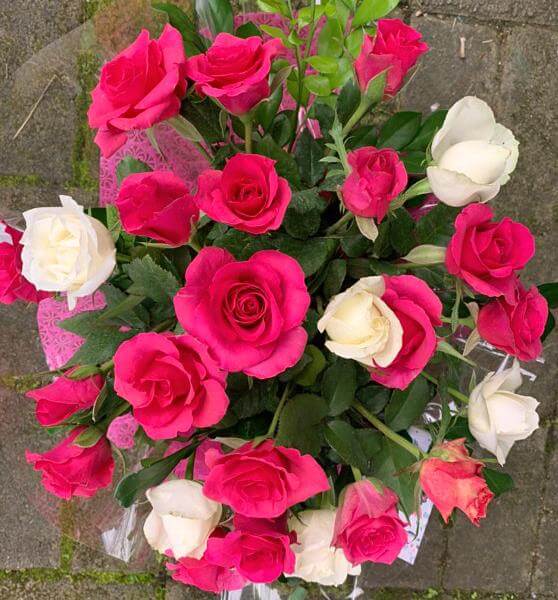 Flower Bouquet - Rose Elegance Bicolored