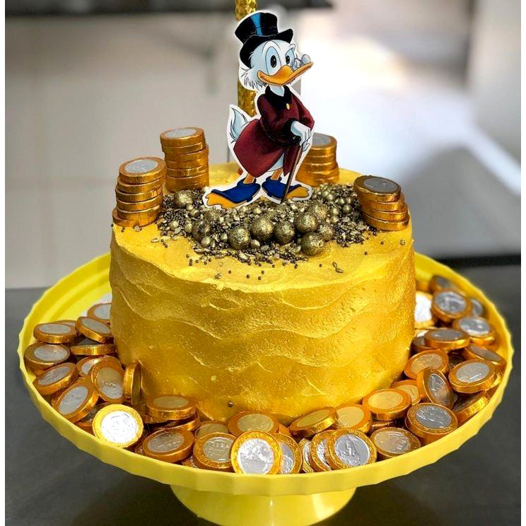 Gold-Coin-Birthday-Cake-Dodomarket-delivery-Mauritius
