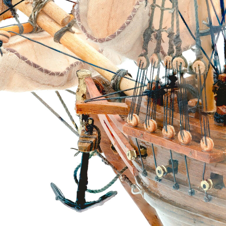 Mauritius-Handmade-Ship-Model-Flute ship "Saint Géran"-DodoMarket-Souvenirs
