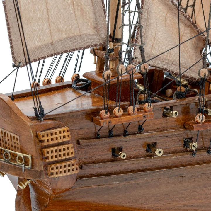 Mauritius-Handmade-Ship-Model-Flute ship "Saint Géran"-DodoMarket-Souvenirs