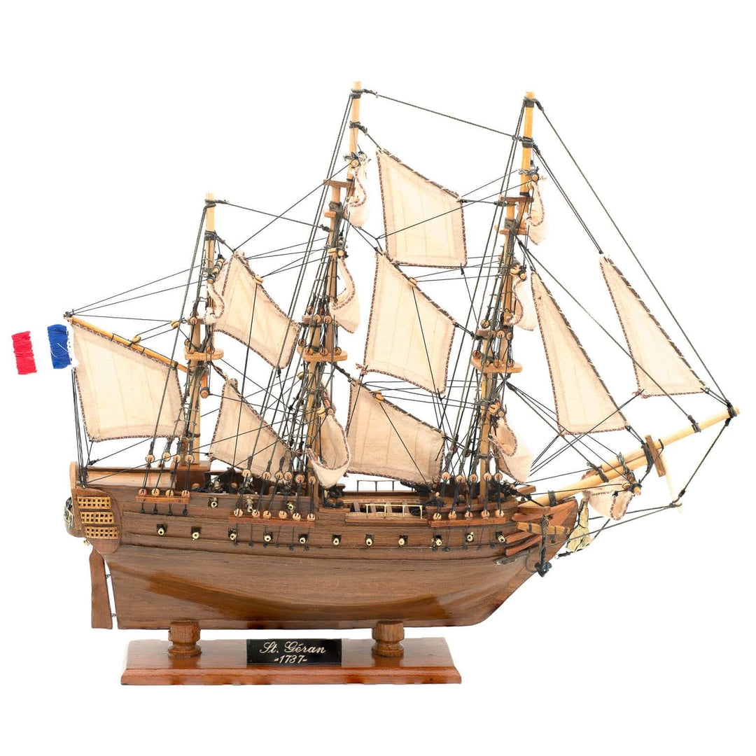 Mauritius-Handmade-Ship-Model-Flute ship "Saint Géran"-DodoMarket-Souvenirs