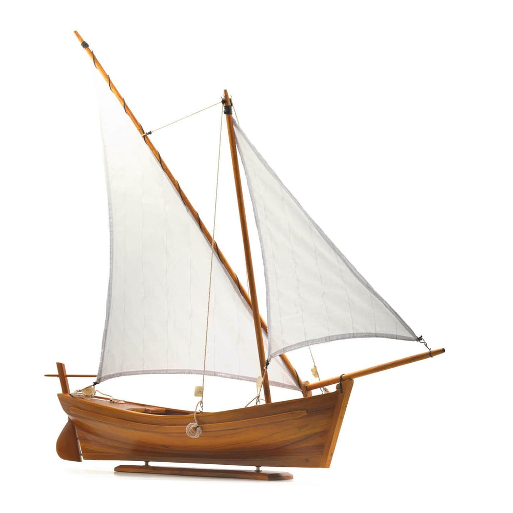 Mauritius-Handmade-Ship-Model-Traditional Pirogue "Regate"-DodoMarket-Souvenirs