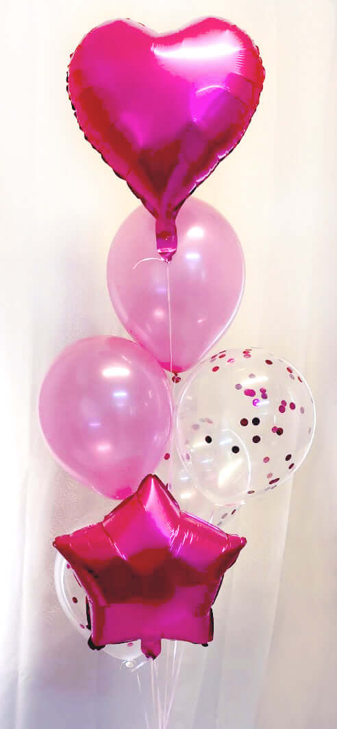 Helium Balloons Bouquet - Barbie Party