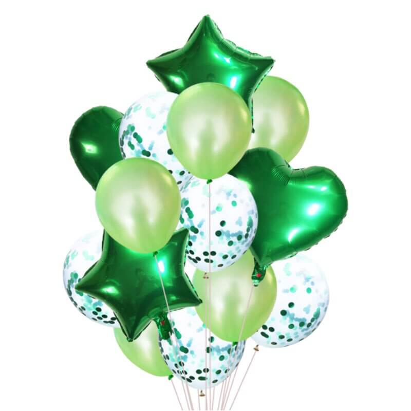 Helium Balloons Bouquet Green Dragon Delivery Mauritius