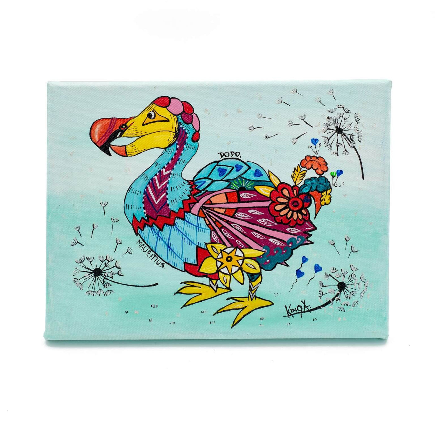 Mauritius-Authentic-HandMade-Painting-Kinga, "Dodo"-DodoMarket