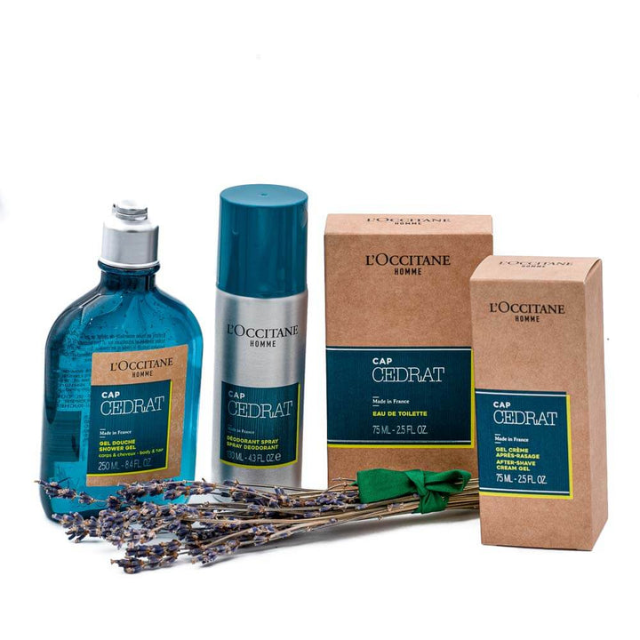 L'Occitane - Cap Cedrat Giftset For Men | Delivery Mauritius