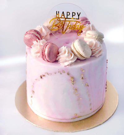 Marble-Birthday-Cake-macarons-DodoMarket-delivery-Mauritius