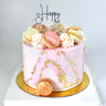 Gâteau d'Anniversaire en Marbre