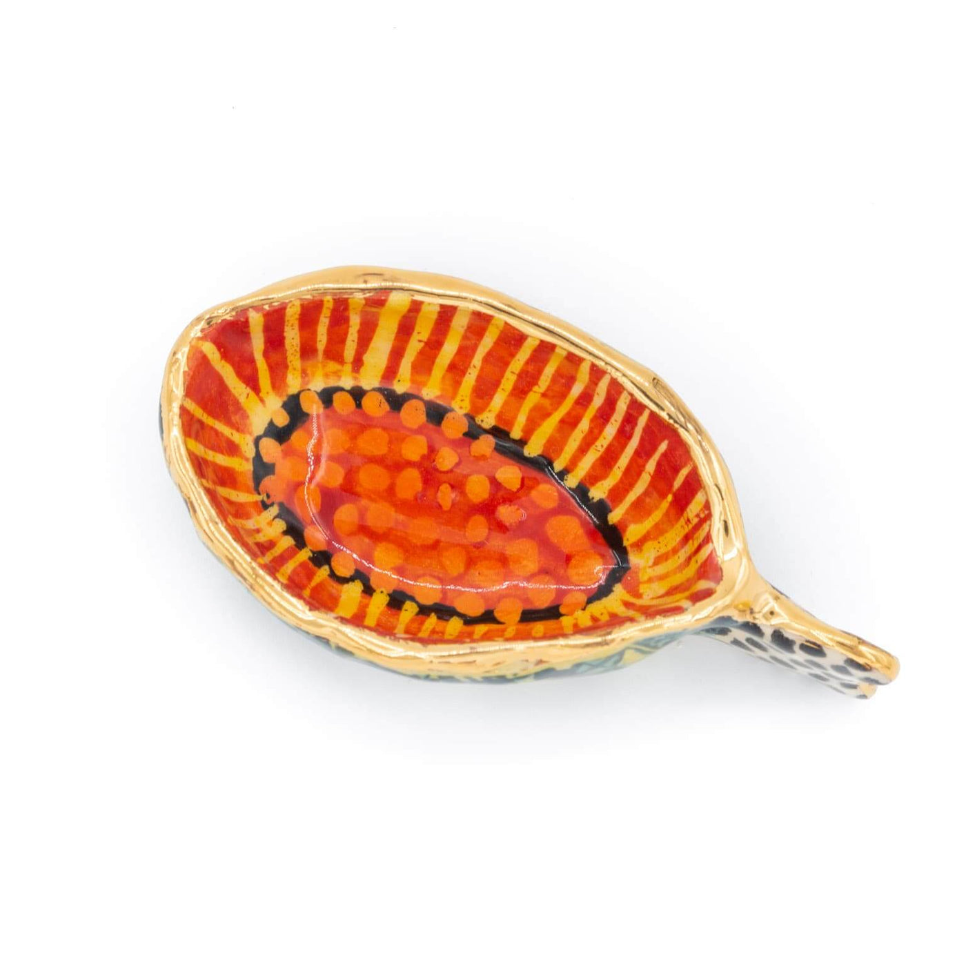 Mauritius-Handmade-Ceramic-Oyster Bowl “Coral”-DodoMarket-Souvenirs