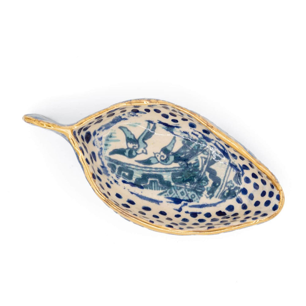 Mauritius-Handmade-Ceramic-Oyster Bowl “Ocean Dream” - Large-DodoMarket-Souvenirs