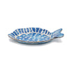 Assiette Ovale de Service - Poisson Bleu