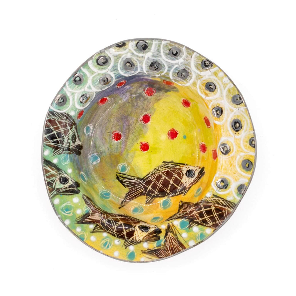 Mauritius-Handmade-Ceramic-Serving Plate “On the Reef”-DodoMarket-Souvenirs