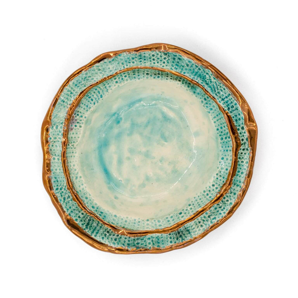Mauritius-Handmade-Ceramic-Serving Plate “Ocean”-DodoMarket-Souvenirs