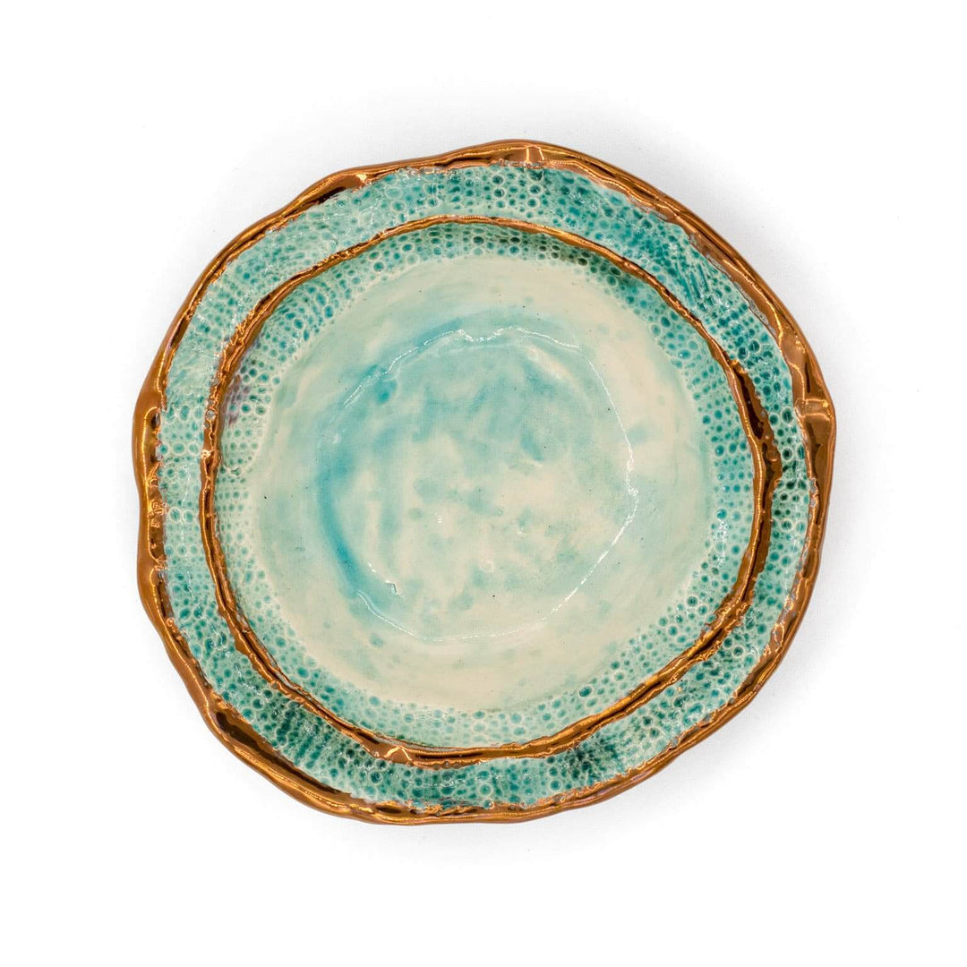 Mauritius-Handmade-Ceramic-Serving Plate “Ocean”-DodoMarket-Souvenirs
