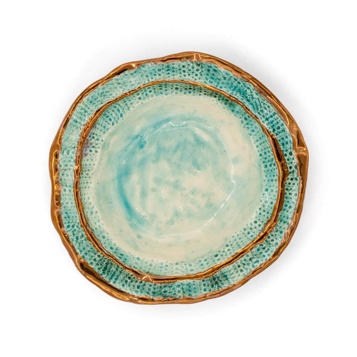 Mauritius-Handmade-Ceramic-Serving Plate “Ocean”-DodoMarket-Souvenirs
