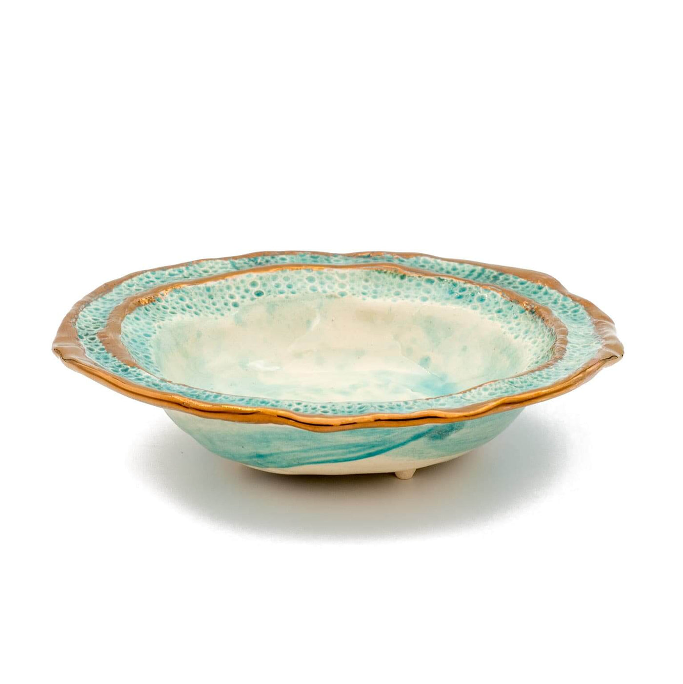 Mauritius-Handmade-Ceramic-Serving Plate “Ocean”-DodoMarket-Souvenirs