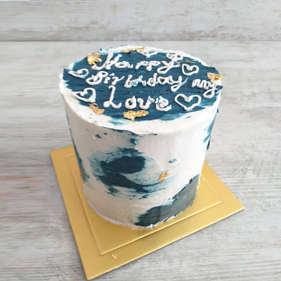 Mini-Cake-with-Personal-Message-blue-Dodomarket-delivery-Mauritius