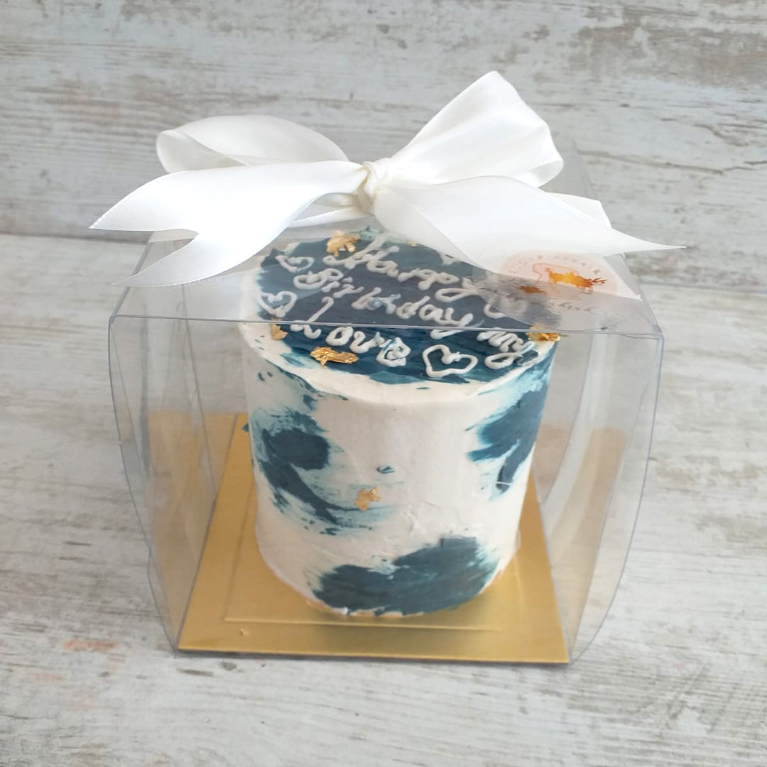 Mini-Cake-with-Personal-Message-blue-in-box-Dodomarket-delivery-Mauritius