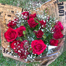 Bouquet de roses - Amour Rétro