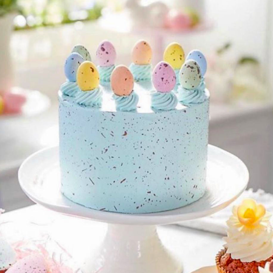 Speckled-Easter-Eggs-Mini-Cake-blue-DodoMarket-delivery-Mauritius-Eastergift