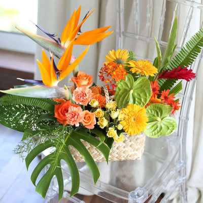 Summertime-Flower-arrangement-bouquet-same-day-delivery-Mauritius