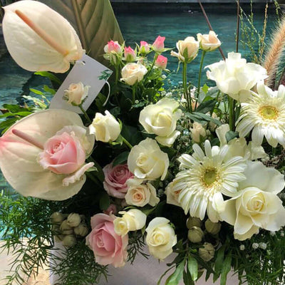 Sympathy-Funeral-Flower-Bouquet-Moonlight-XLarge-DodoMarket-Mauritius