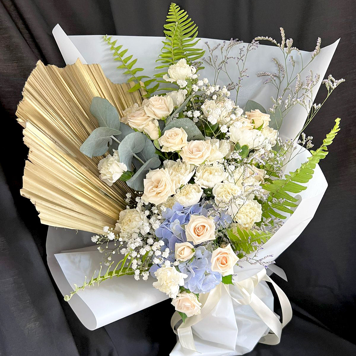 Sympathy-Funeral-Flower-Bouquet-Bliss-XLarge-wrap-DodoMarket-Mauritius