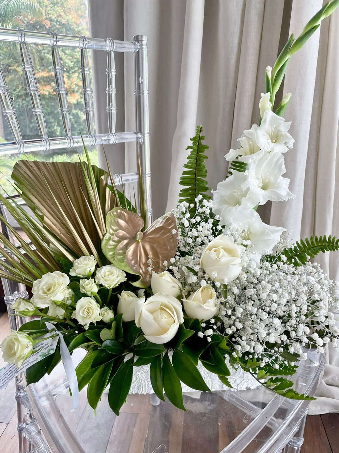 Sympathy-Funeral-Flower-Bouquet-Moonlight-Large-DodoMarket-Mauritius