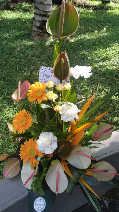 Sympathy-Funeral-Flowers-Sweet-Embrace-Large-on-grass-Dodomarket-Mauritius