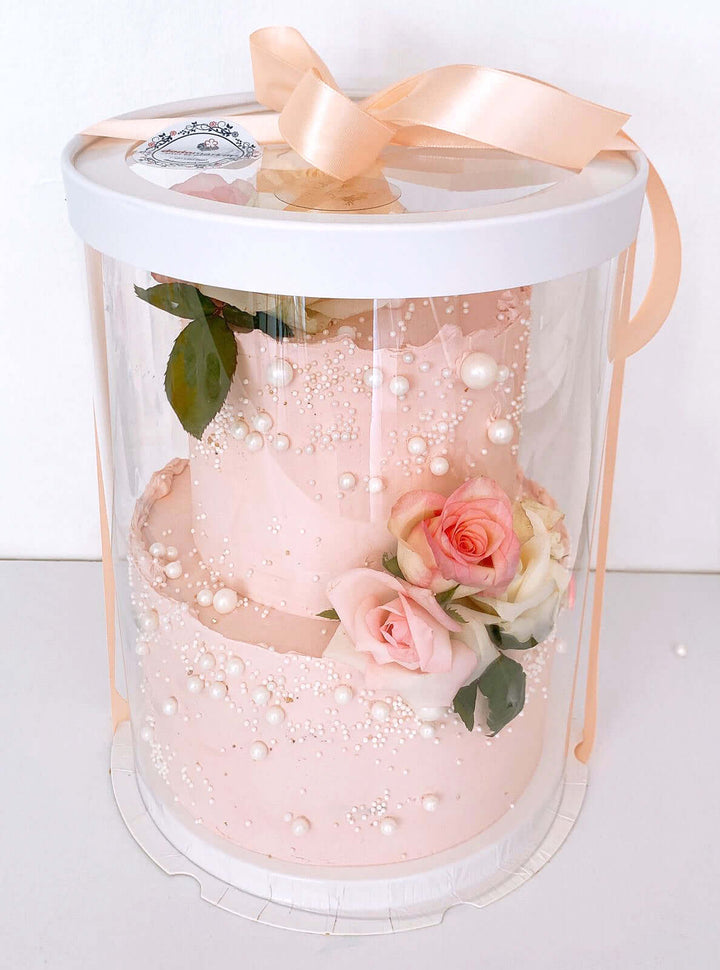 Two-Tier-Cake-Wedding-Mother-of-Pearl-in-box-DodoMarket-delivery-Mauritius
