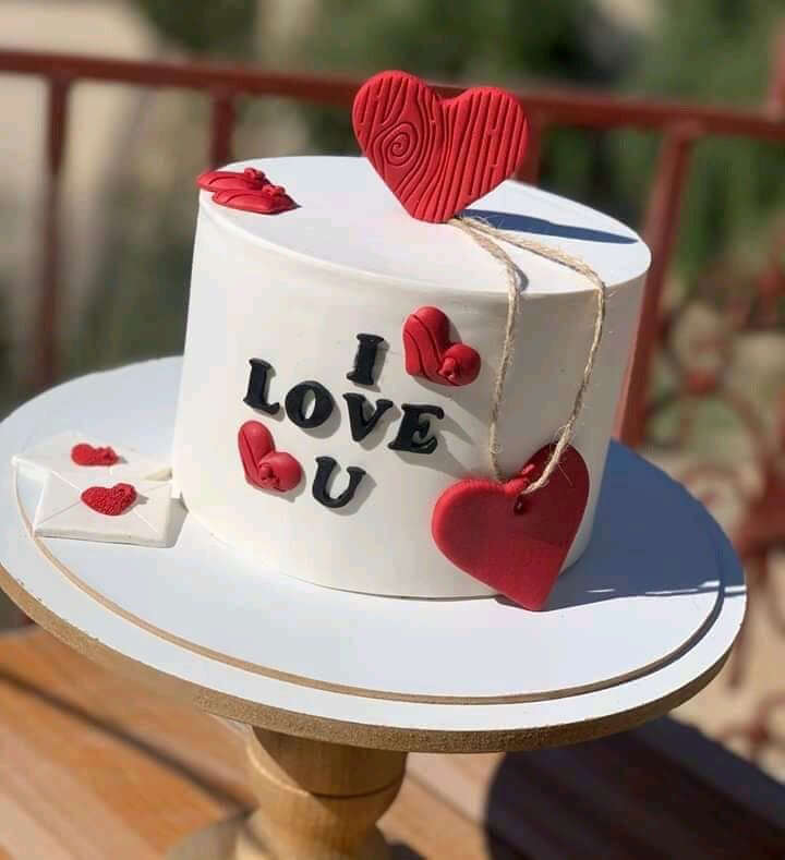 Gâteau Saint Valentin - Je t'Aime