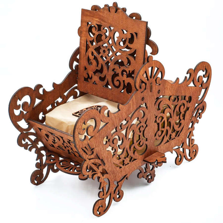 DodoMarket Wooden Gift Basket - Large Coffret
