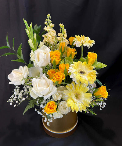 Yellow-roses-mixed-flowers-composition-Dodomarket-delivery-Mauritius