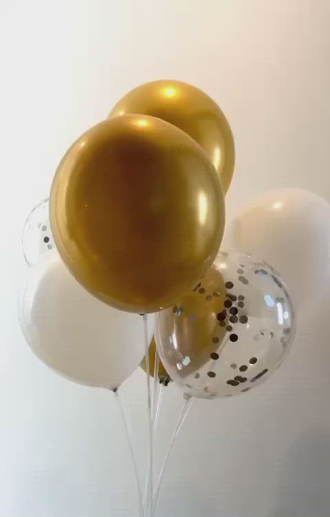 DodoMarket Balloons Bouquet delivery Mauritius - Golden Cloud Bouquet